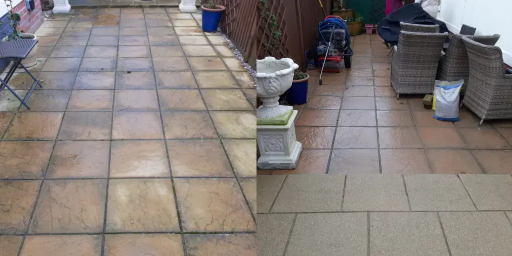 Patio Cleaning Southampton Before After Medium
